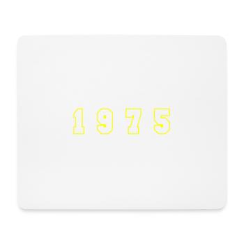 1975 Year Number - Mouse Pad (horizontal) - white - Front