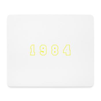1984 Year Number - Mouse Pad (horizontal) - white - Front