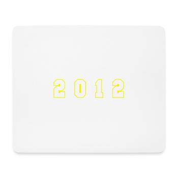 Numéro de l’année 2012 - Tapis de souris (format paysage) - blanc - Devant