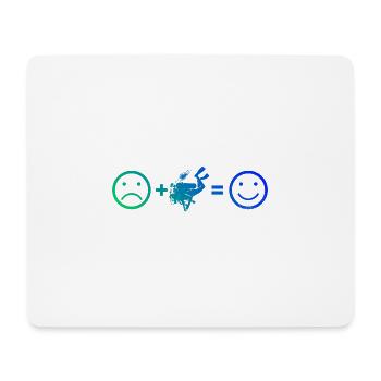 Scuba Diver Men Women Diving Diving - Mouse Pad (horizontal) - white - Front