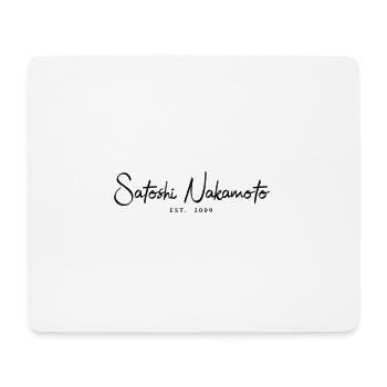Bitcoin Satoshi Nakamoto Ethereum Crypto - Mouse Pad (horizontal) - white - Front