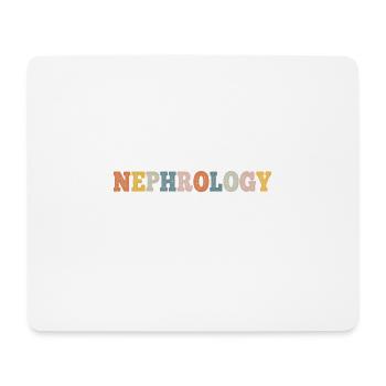 Infirmière en néphrologie Dialyse infirmière autorisée - Tapis de souris (format paysage) - blanc - Devant