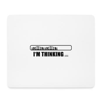 Schach - Ich denke - Mousepad (Querformat) - Weiß - Vorne