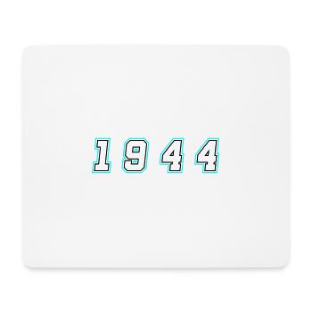 1944 Jahr Zahl - Mousepad (Querformat) - Weiß - Vorne