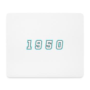 1950 Year Number - Mouse Pad (horizontal) - white - Front