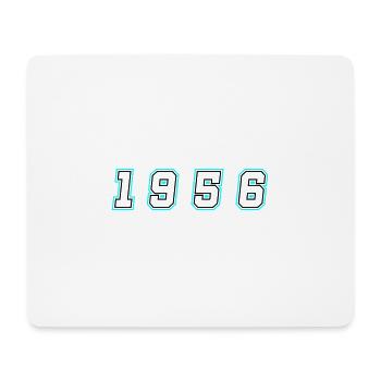 1956 Year Number - Mouse Pad (horizontal) - white - Front