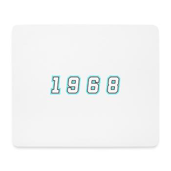 1968 Year Number - Mouse Pad (horizontal) - white - Front
