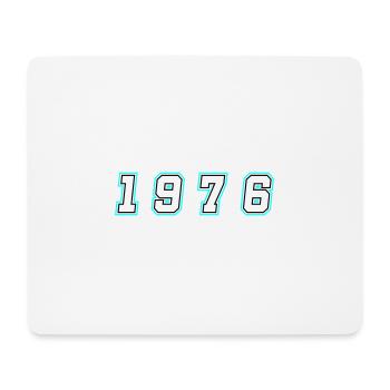 1976 Year Number - Mouse Pad (horizontal) - white - Front