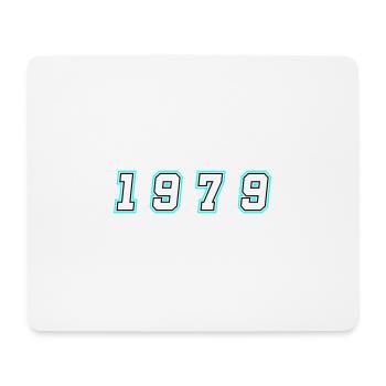 1979 Jahr Zahl - Mousepad (Querformat) - Weiß - Vorne