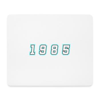 1985 Jahr Zahl - Mousepad (Querformat) - Weiß - Vorne