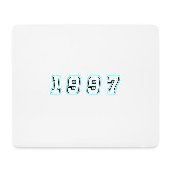 1997 Jahr Zahl - Mousepad (Querformat) - Weiß - Vorne