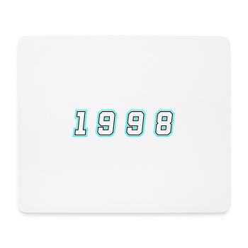 1998 Year Number - Mouse Pad (horizontal) - white - Front