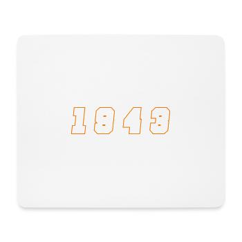 1943 Jahr Zahl - Mousepad (Querformat) - Weiß - Vorne