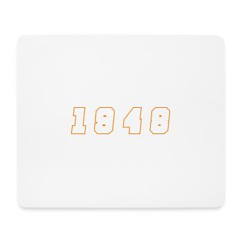1948 Jahr Zahl - Mousepad (Querformat) - Weiß - Vorne