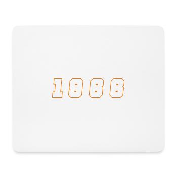 1966 Jahr Zahl - Mousepad (Querformat) - Weiß - Vorne