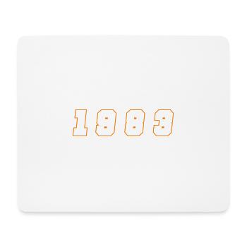 1983 Year Number - Mouse Pad (horizontal) - white - Front