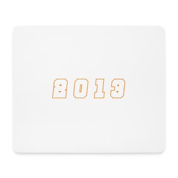 2013 Jahr Zahl - Mousepad (Querformat) - Weiß - Vorne