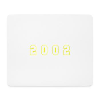 2002 Year Number - Mouse Pad (horizontal) - white - Front