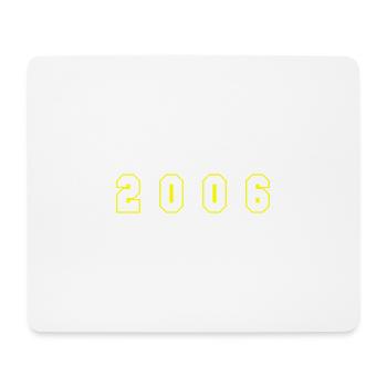 2006 Year Number - Mouse Pad (horizontal) - white - Front