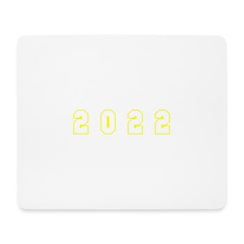 2022 Year Number - Mouse Pad (horizontal) - white - Front