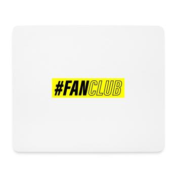 Fan Club Verein - Mousepad (Querformat) - Weiß - Vorne