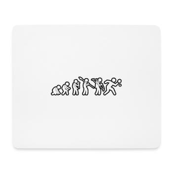 Evolution Table Tennis White Grunge - Mousepad (Querformat) - Weiß - Vorne