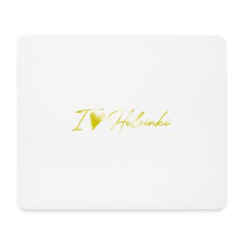 J’aime Helsinki - Tapis de souris (format paysage) - blanc - Devant