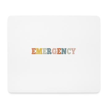 Infirmière d’urgence en dialyse infirmière autorisée - Tapis de souris (format paysage) - blanc - Devant