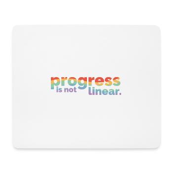 ABA Therapist Progress Is Not Linear Behavioral - Mouse Pad (horizontal) - white - Front