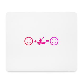 Women's Canoe Kayak Kayaking Men's Kayak - Mouse Pad (horizontal) - white - Front