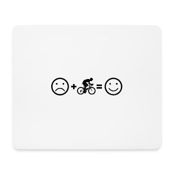 Rennradfahrer Damen Rennradfahren Rennrad - Mousepad (Querformat) - Weiß - Vorne