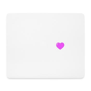 Crew Heart - Mouse Pad (horizontal) - white - Front