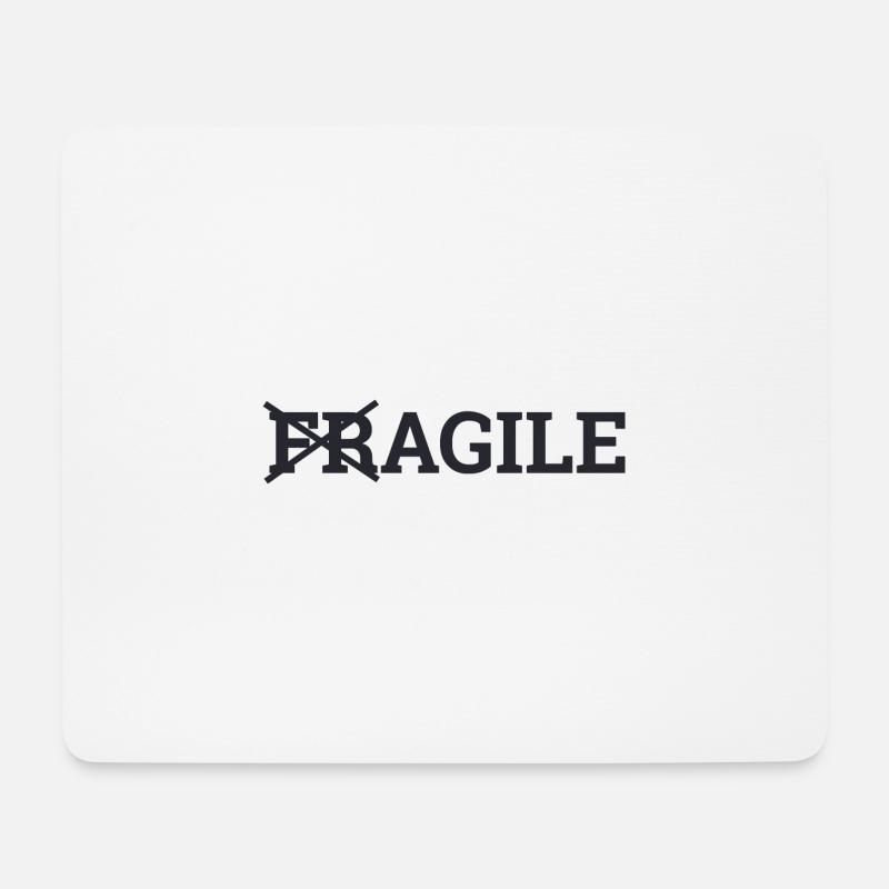 "Scrum Agile" | Scrum Master - Mousepad (Querformat) - Weiß
