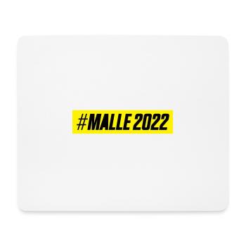 Malle 2022 - Mousepad (Querformat) - Weiß - Vorne