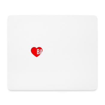Barcelona 2024 Heart Holiday - Mouse Pad (horizontal) - white - Front