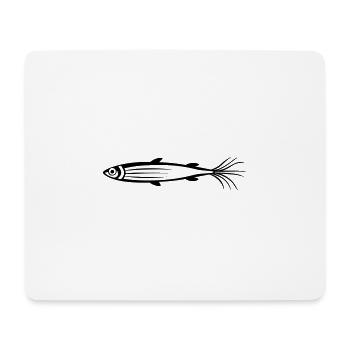 fish - Mouse Pad (horizontal) - white - Front
