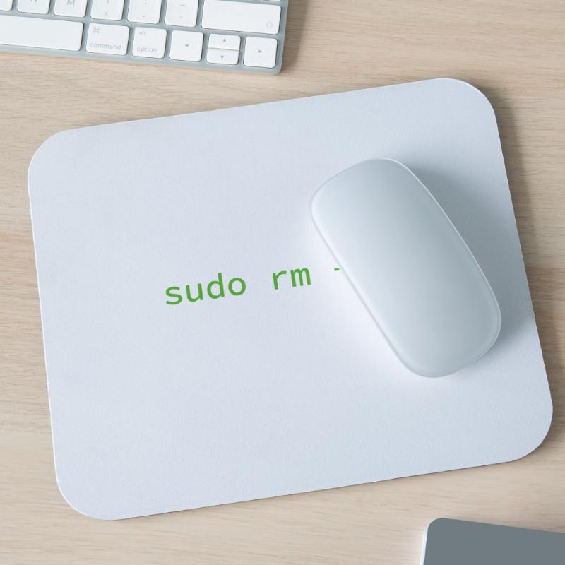 sudo rm -rf Don_t try thi... Programmeur & Nerd Tapis de souris (format paysage)