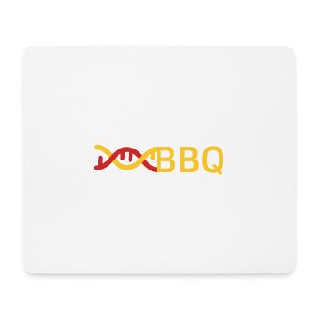 ''BBQ'' est dans mon ADN - Tapis de souris (format paysage) - blanc - Devant