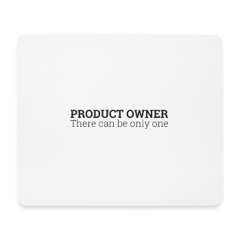 « Product Owner Scrum » | « Scrum Master » - Tapis de souris (format paysage) - blanc - Devant