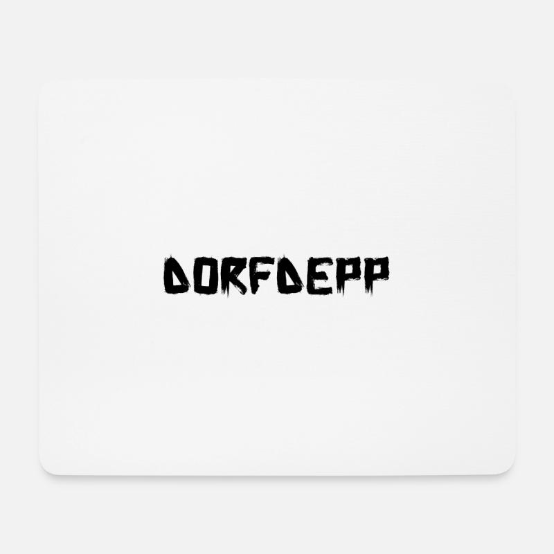 DORFDEPP - Mousepad (Querformat) - Weiß
