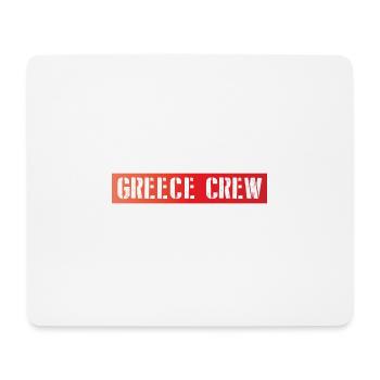Greece Crew - Mousepad (Querformat) - Weiß - Vorne