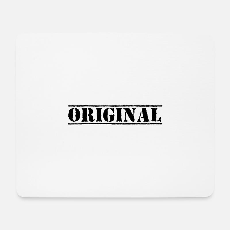original - Mousepad (Querformat) - Weiß