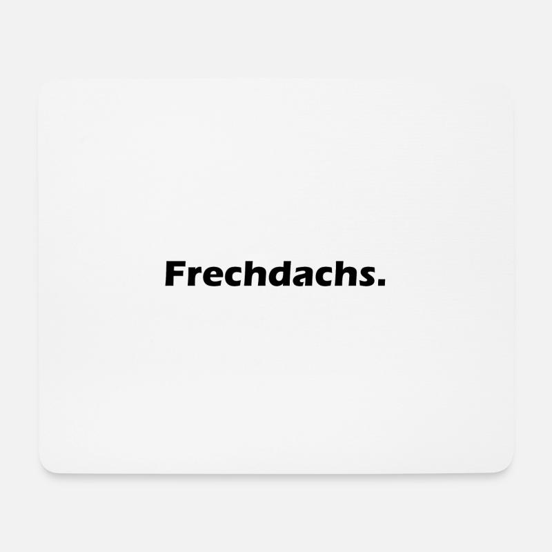 Frechdachs - Mousepad (Querformat) - Weiß