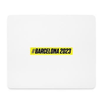 Barcelona 2023 - Mousepad (Querformat) - Weiß - Vorne