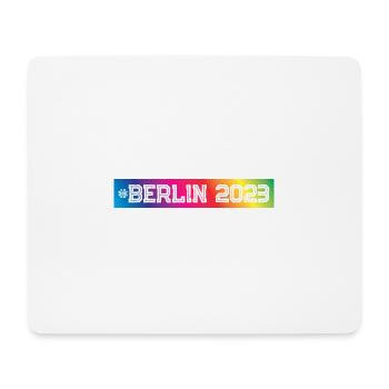 Berlin 2023 Bunt - Mousepad (Querformat) - Weiß - Vorne