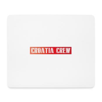 Croatia Crew - Mouse Pad (horizontal) - white - Front