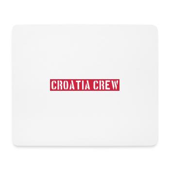 Croatia Crew - Mousepad (Querformat) - Weiß - Vorne