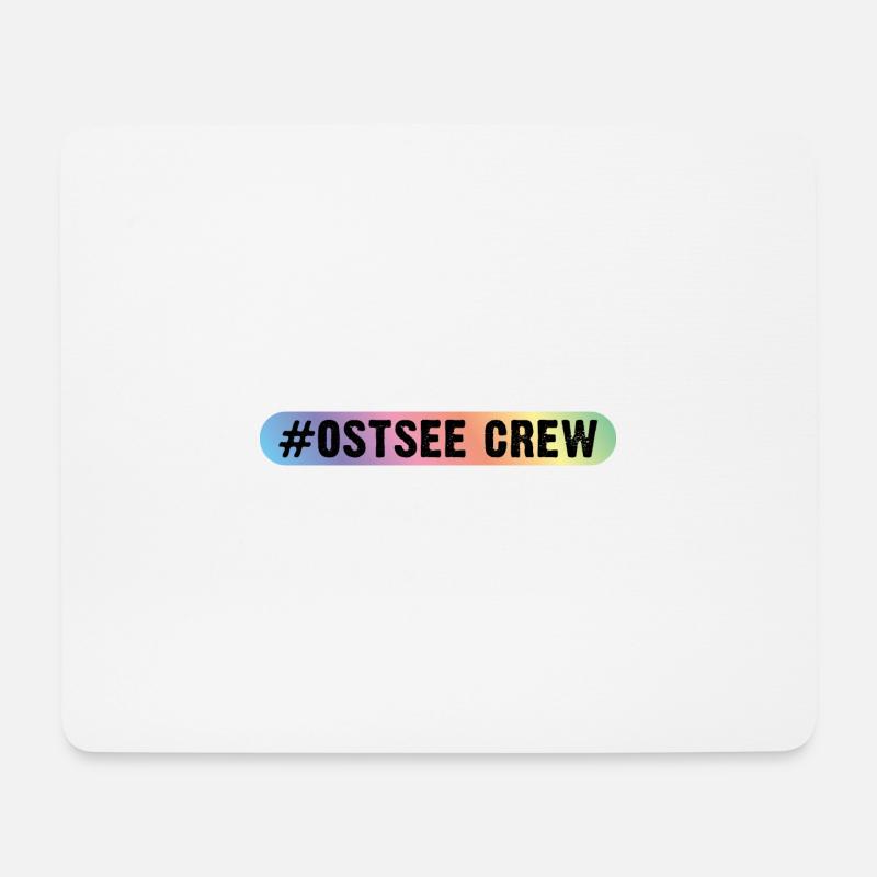 Ostsee Crew - Mousepad (Querformat) - Weiß