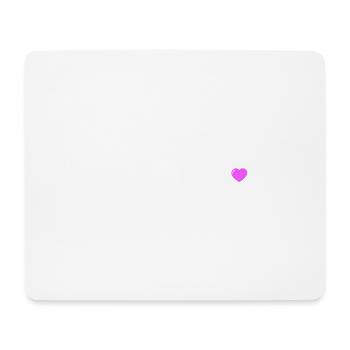 Support Team Herz - Mousepad (Querformat) - Weiß - Vorne