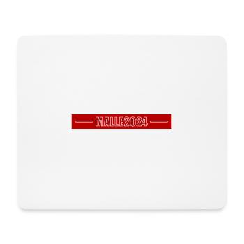 Malle 2024 Palme Mallorca - Mousepad (Querformat) - Weiß - Vorne